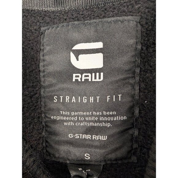 G-Star Raw Shirt Womens Small Black Straight Fit Graphic Sweatshirt - Picture 5 of 9